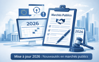 Mise à jour des seuils de publicité et de mise en concurrence en marchés publics à partir de 2026
